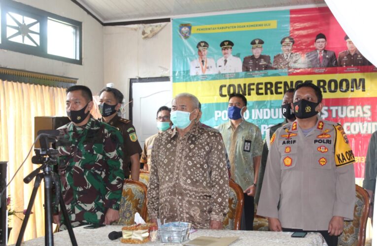 H Kuryana Azis Bupati OKU Hadiri Video Conference Terkait Penanganan Covid-19