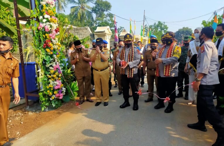 DESA WIYONO KECAMATAN GEDUNG TATAAN KABUPATEN PESAWARAN,DI NOBATKAN SEBAGAI KAMPUNG TANGGUH