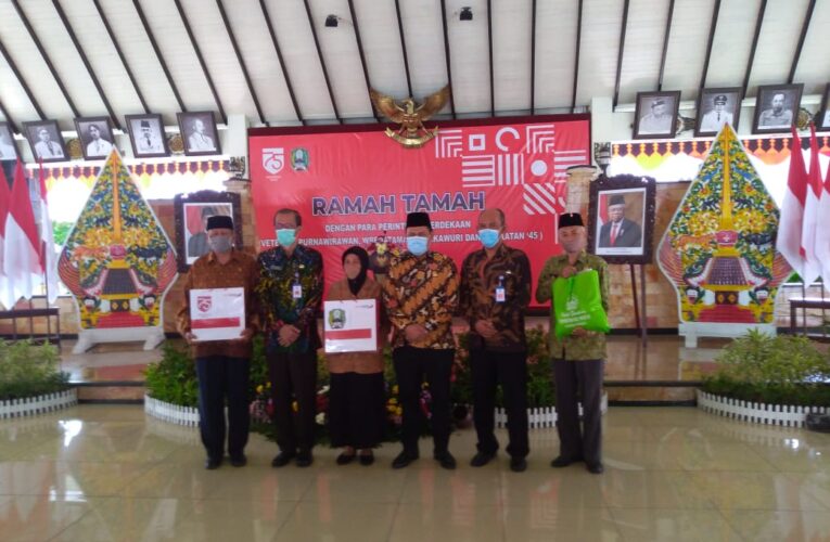 Bupati Magetan  Mengadakan Ramah Tamah Dengan  Pujuang Veteran