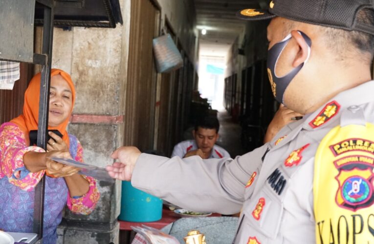Kapolres Simalungun Mapping Kerawanan sambut pilkada 2020 dan Pantau Adaptasi Kebiasaan Baru di Pasar Baru Perdagangan