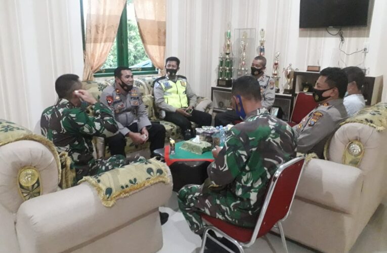 Jalin Sinergitas, Kapolsek Medan Helvetia Silaturahmi Ke Batalyon Zipur 1/DD Medan