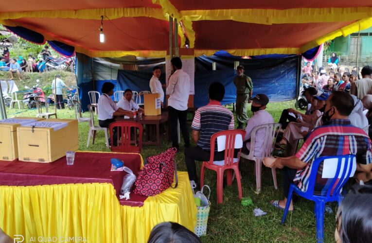 Desa Lunjuk  Laksanakan Pemilihan  BPD Dengan memperebutkan 544 suara