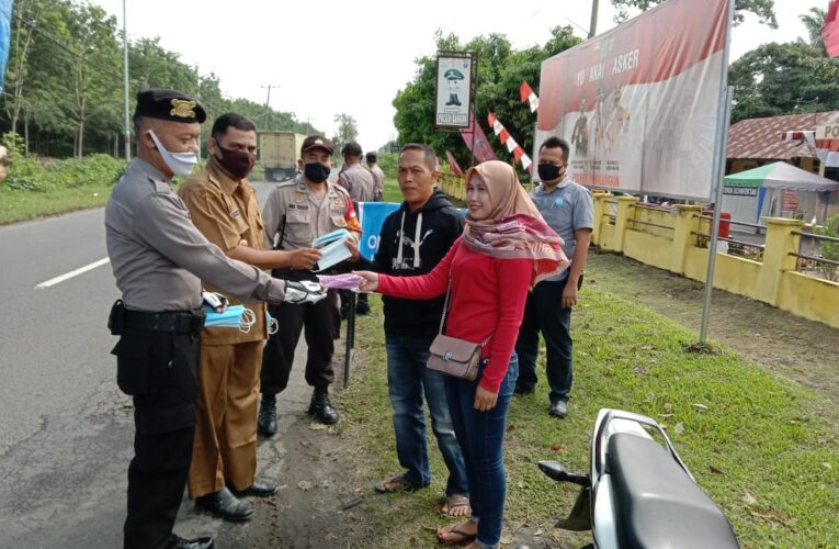 Dua Hari Oprasi Yustisi Covid – 19 Tahun 2020 Polres Simalungun Tindak 1000 Pelanggar
