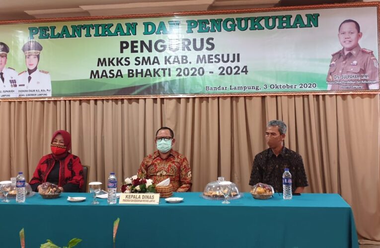 M Sururi Spd Jabati Ketua MKKS SMA Kabupaten Mesuji