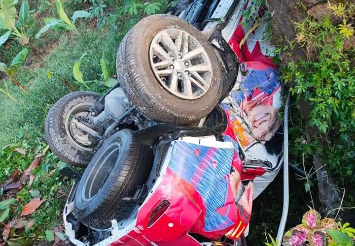 Mobil Dir Keuangan Efarina Mengalami Kecalakaan Tunggal