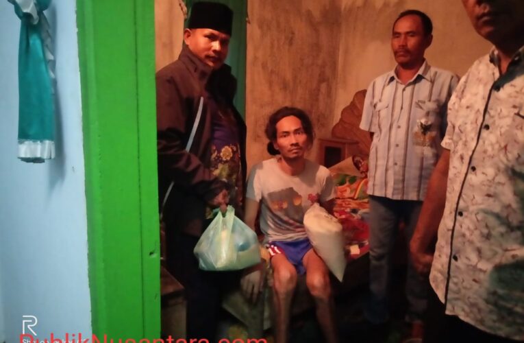 PEDULI SESAMA ,TOKOH MASYARAKAT DESA CURAH KALONG SALURKAN BANSOS