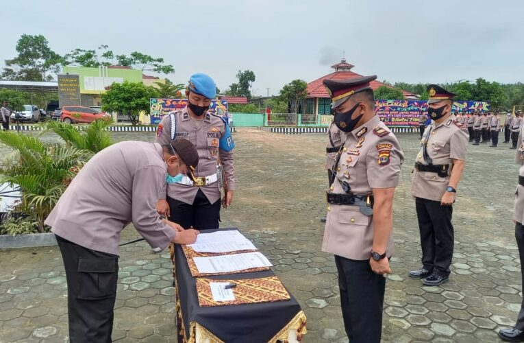 Kapolres Mesuji Lakukan Penyegaran Pejabat di wilayah Hukum Kabupaten Mesuji
