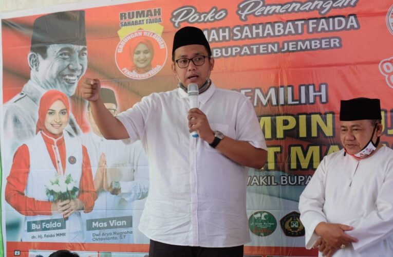 WARGA KALISAT TASYAKURAN JIKA FAIDA VIAN MENANG PILKADA 2020 , SEMBELEH KAMBING DAN DOA BERSAMA