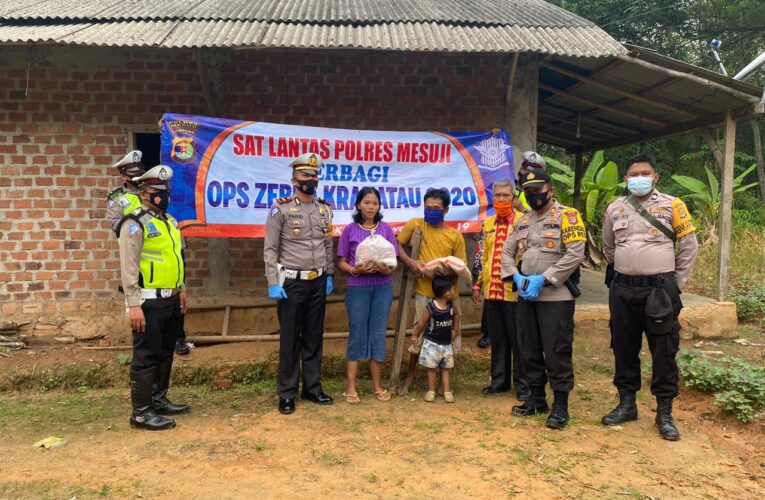Di Hari Ke 12 Ops Zebra Krakatau Polres Mesuji Lakukan Bakti Sosial