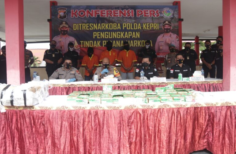 46 Kg Narkotika Jenis Sabu Berhasil Diungkap Ditresnarkoba Polda Kepri