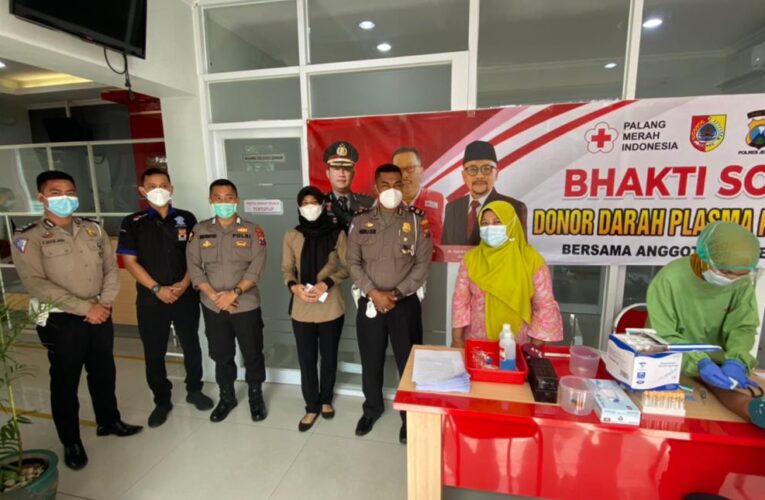 SEBANYAK 79 POLISI DI WILAYAH POLRES JEMBER MENJALANI SKRINING DI KANTOR USD PMI JEMBER