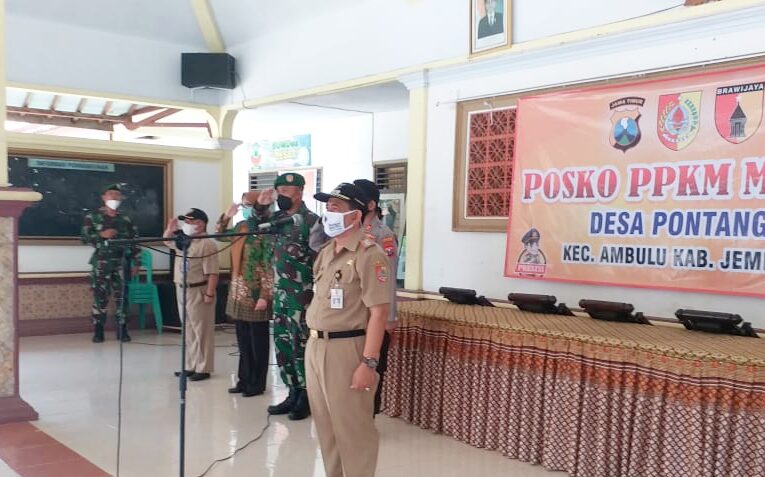 Tekan Laju Covid-19, Desa Pontang Ambulu Terapkan PPKM Mikro