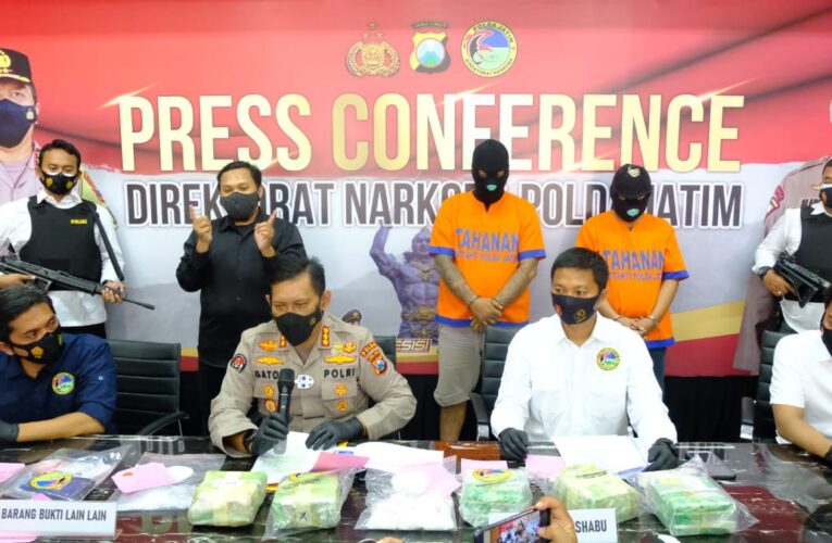 Peredaran Narkoba Seberat 6 Kilo Dibongkar Ditresnarkoba Polda Jatim