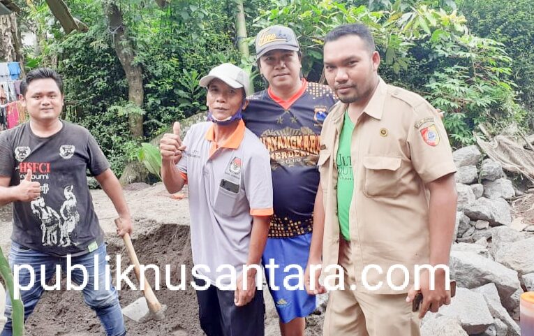 Tak Hanya Menjaga keamanan Desa, Kasun Gambirono Juga Berdonasi Ke Pairan