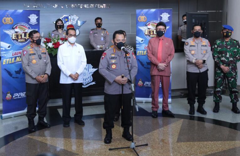Kapolri Resmi Launching Etle Nasional Tahap Pertama, 12 Polda Terapkan Tilang Elektronik