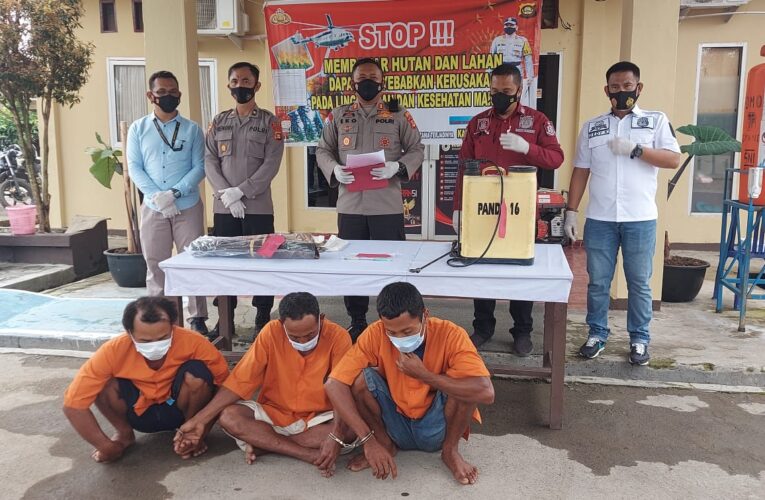 Perdana Se Sumsel, Polres Muratara Ungkap Kasus Pembakaran Karhutlah