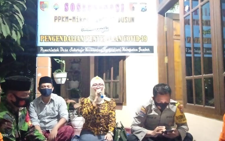Fokus Bulan Ramadhan Pemerintah Desa Sukorejo Selesaikan Sosialisasi PPKM-Mikro .