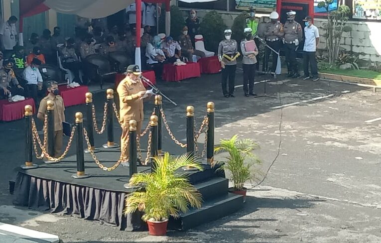 Bupati Jember Bertindak Inspektur Upacara Apel Persiapan Hari Raya Idul Fitri Di Mapolres
