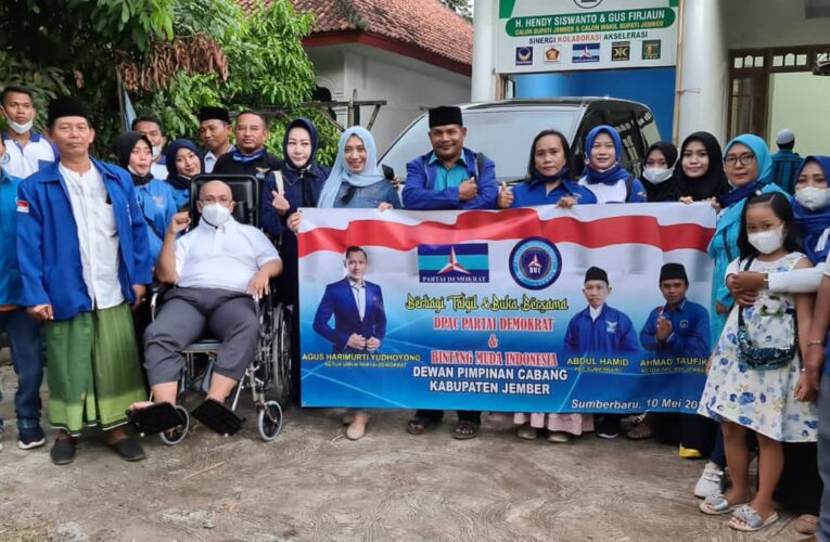 BMI dan Partai Demokrat Sinergi Berbagi Kebahagiaan Di Detik Detik Akhir Ramadhan