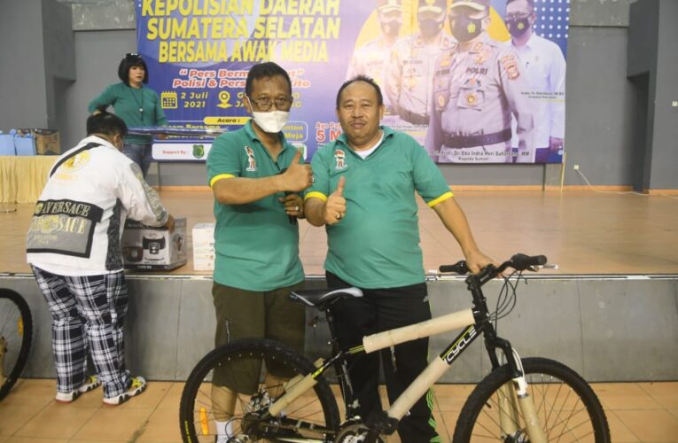 Pengurus SMSI Sumsel Hadiri Gathering Media Dalam Rangka HUT Bhayangkara ke 75