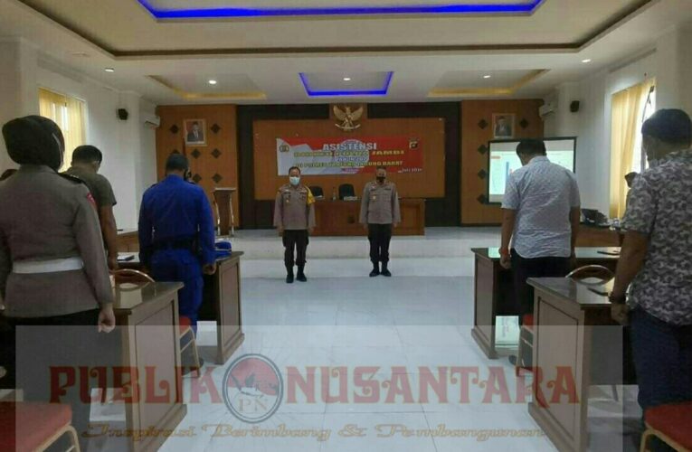 1 Menit Mengheningkan Cipta, Jajaran Polres Tanjabbar Doakan Korban Covid