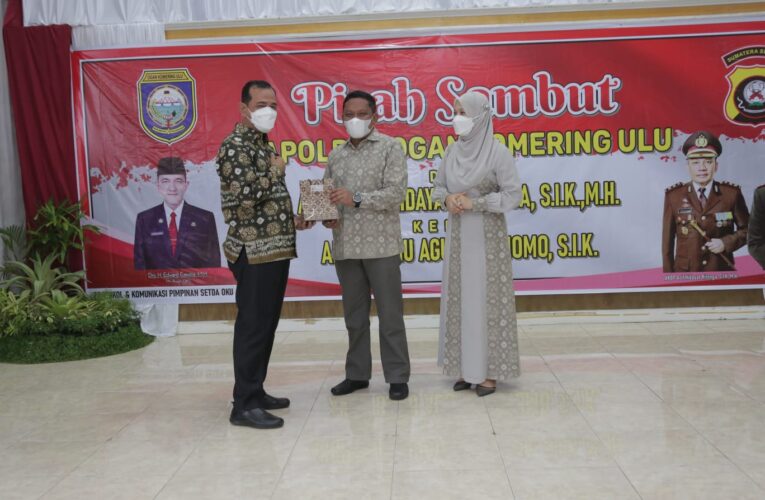 PLH Bupati  OKU Ucapkan Terima Kasih Kepada AKBP Arif Hidayat Ritonga Atas pengabdiannya Di Kabupaten OKU