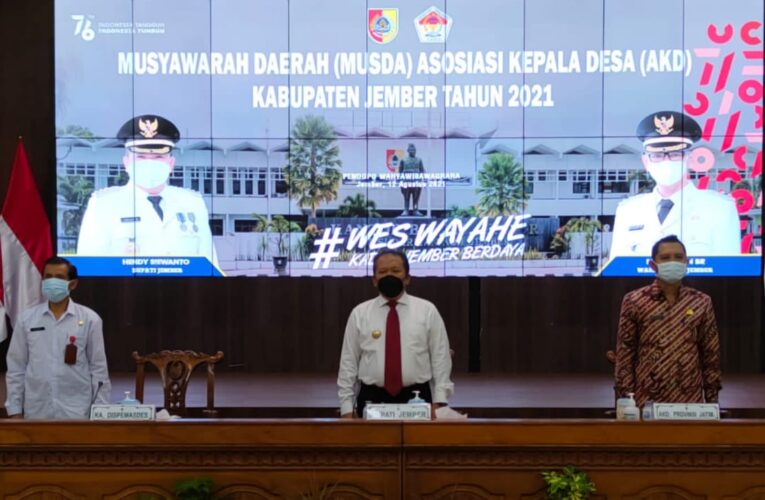 Bupati Hendy Sebut Pembangunan Pemkab Tidak Akan Berhasil, Jika Tidak Didukung Para Kades