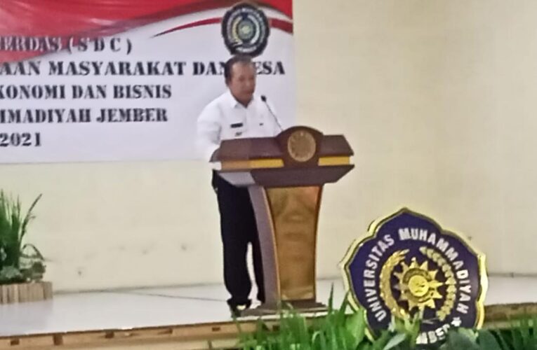 Pemkab Jember Dan Universitas Muhamadiyah  Berikan Program Sekolah Desa Cerdas Bagi Sekdes Sekabupaten.