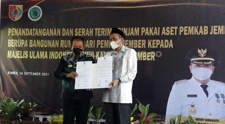 Pemkab Jember Pinjamkan Aset Gedung Ke MUI,Ini Harapan Bupati Hendy