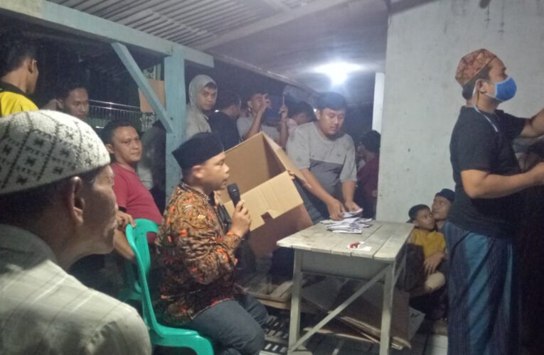 Kampung gabus sukamaju menggelar acara pemilihan RT,