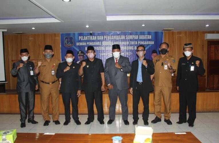 Hadiri Pelantikan Dewas PDAM, Ketua DPRD : Semoga Air Bersih Dapat Dinikmati Seluruh Masyarakat
