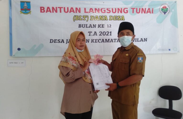 142 KPM Terima Bantuan Terdampak Covid 19 Bulan 12 Bersumber Dana Desa Jawilan
