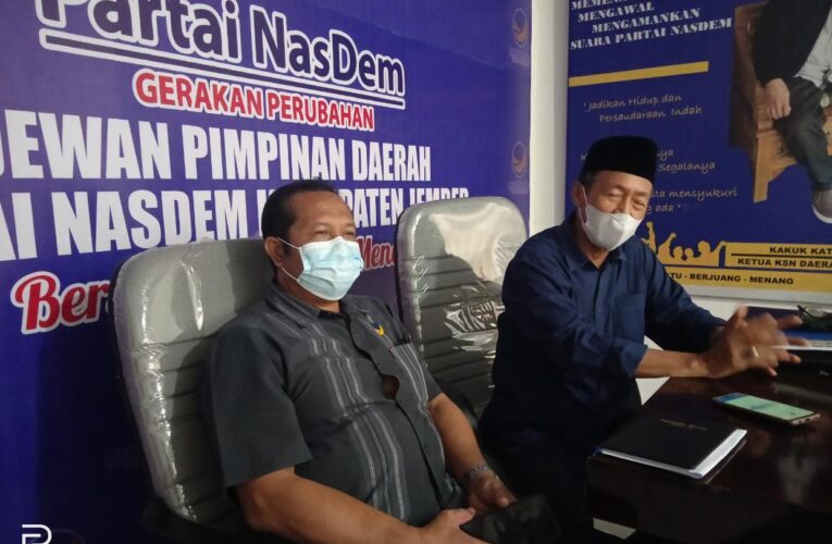 Ji Marjuki Ketua DPD Nasdem Sebut , Tiap-tiap Dapil Minimal Punya Dua Kursi Parlemen.