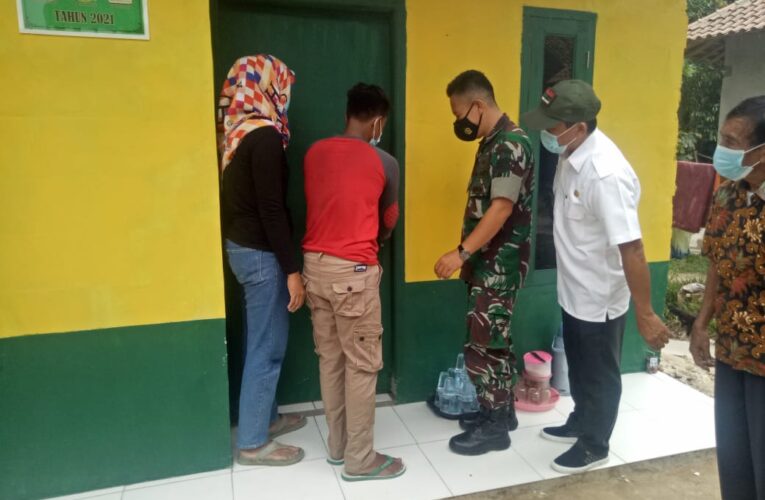 Danramil 0221/Kopo Resmikan Dan Serah Terima Kunci Rumah Maman