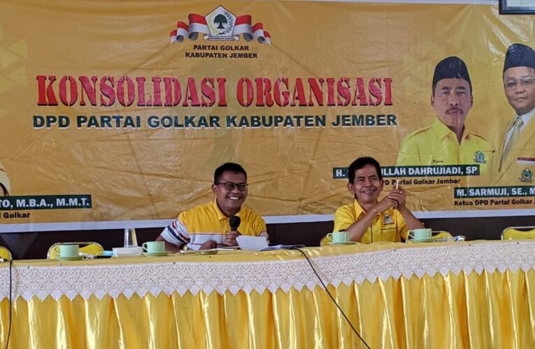 Golkar Jember Starting Dinamis Menyusun Strategi Politik 2024.