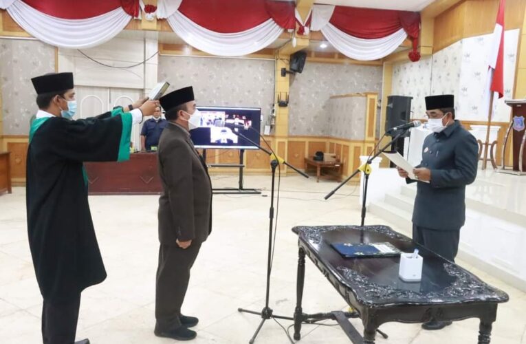 Bupati Lantik 3 Pejabat Eselon II Lingkup Pemkab Tanjabbar