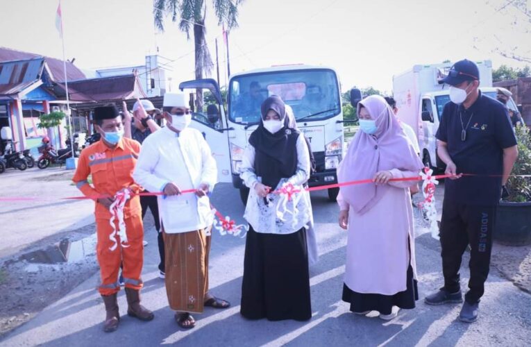 Bupati Tanjabbar Resmikan Rute Operasional Mobil Sampah Wilayah Ulu
