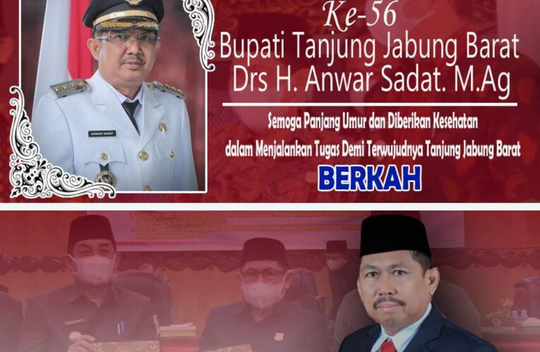 Ketua DPRD Ucapkan Selamat HUT Ke-56 Bupati Tanjabbar
