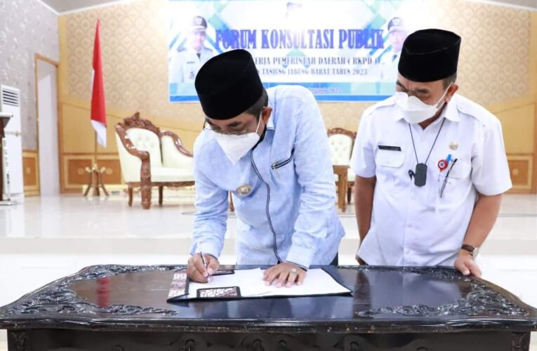 Bupati Tanjabbar Buka Secara Resmi Forum Konsultasi Publik RKPD