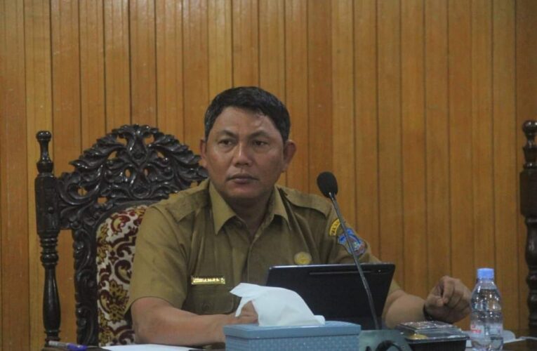 Bupati Pimpin Rapat Penyelesaian Konflik Lahan TSM dan KUD-HJ Desa Rawa Medang