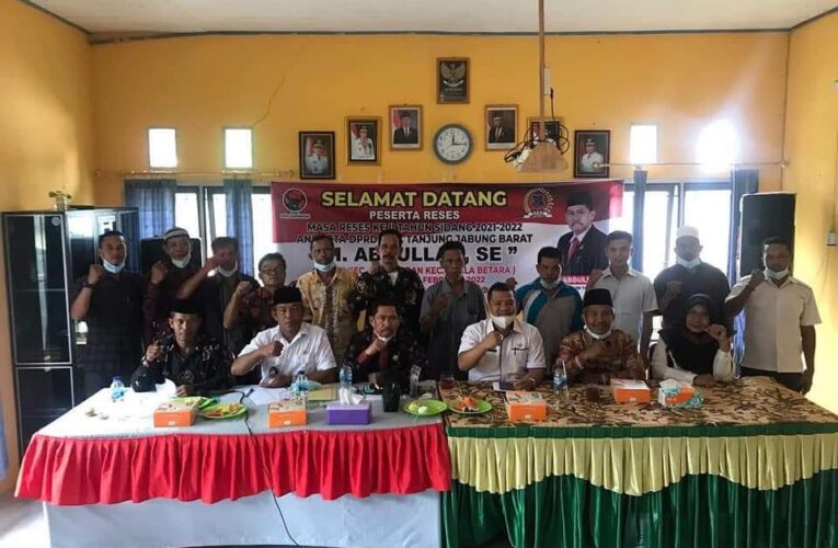 Ketua DPRD Tanjabbar Laksanakan Reses ke Dapil II Betara dan Kuala Betara