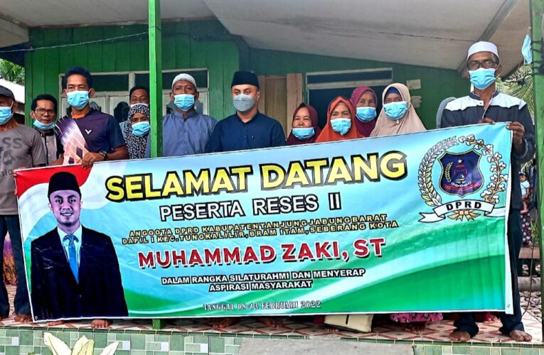 Reses ke Sungai Nibung, M. Zaki Disambut Hangat Warga Jl. Suka Mulya Parit Lapis