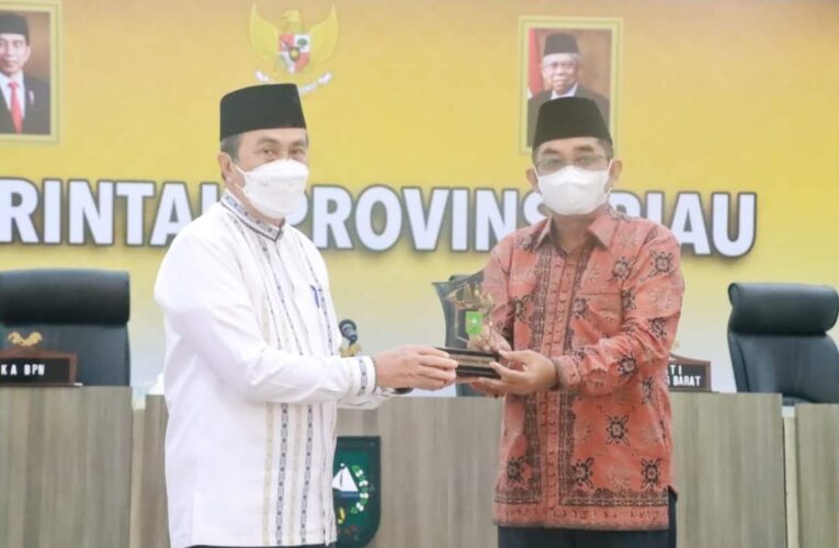 Bupati Tanjabbar Hadiri Acara Audensi Pembangunan Konektivitas Antar Kabupaten