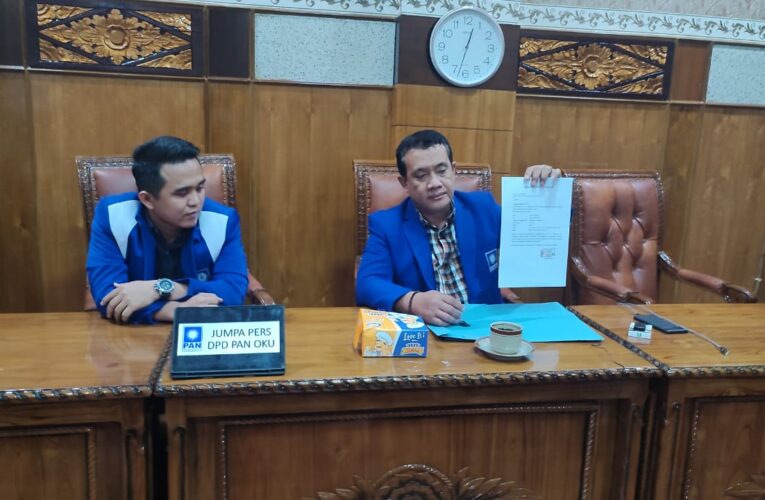 Ini Alasan Mirza Gumai Mengudurkan Diri Dari Ketua DPD PAN kabupaten OKU