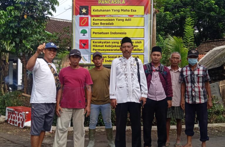 Dinilai Berprestasi , Desa Tugusari Mendapat Predikat Kampung Pancasila .
