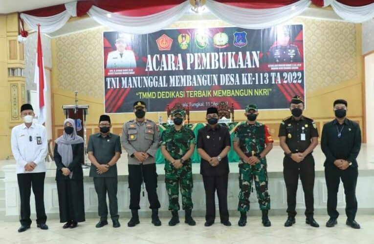 Bupati Tanjabbar Buka Secara Resmi TMMD Ke-113