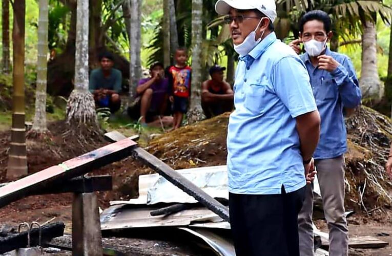 Bupati Tanjabbar Ucapkan Bela Sungkawa Atas Musibah Kebakaran Senyerang