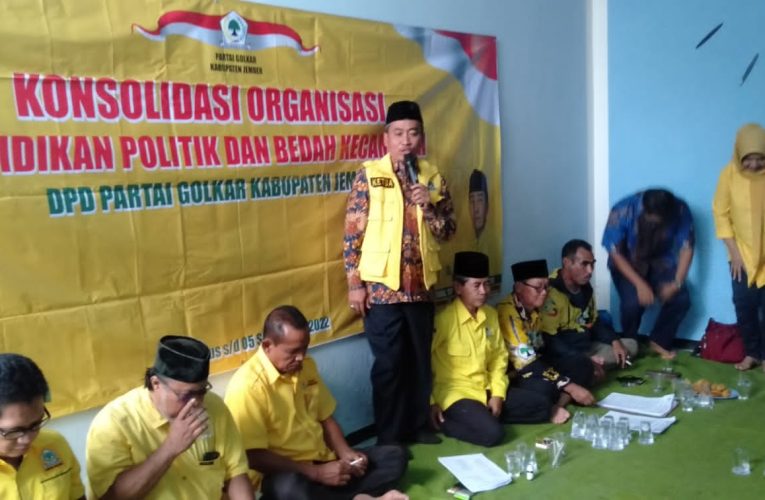 Lukman Pimpinan Golkar Kecamatan Kalisat Bergerak Terstruktur , Sistematis dan Massive