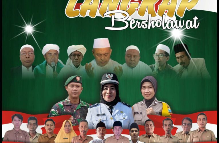 Berharap Syafaat Nabi , Pemdes Langkap Bangsalsari Gelar Sholawat Bersama