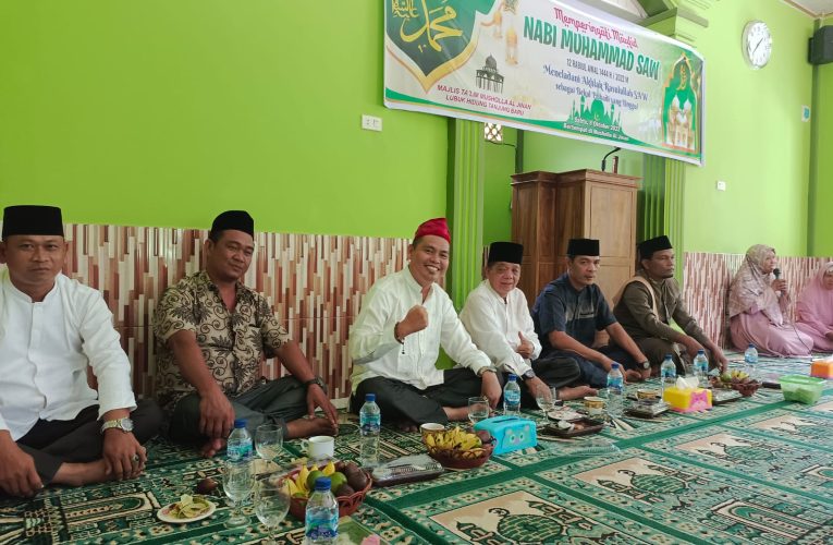 Susanto SH,MH ,CTA Ketua DPD Pantai Berkarya Hadiri Peringatan Hari Maulid Nabi SAW Di Musola Al jinan Ini Ceritanya